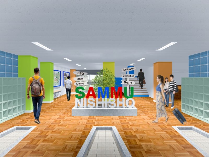 写真撮影にもぴったりなエントランス。