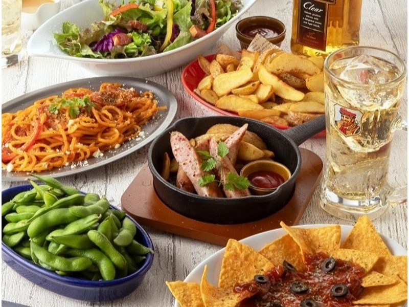 【ライトコース】2時間飲み放題付き 3300円⇒3000円(税込) 2次会やちょっとしたパーティーに!