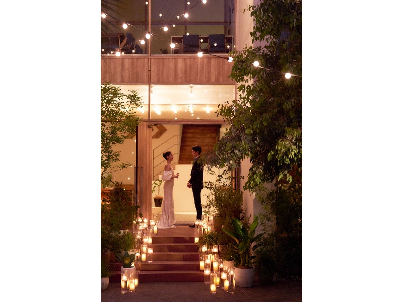 夜のお時間も幻想的です
ナイト撮影にもピッタリな空間です