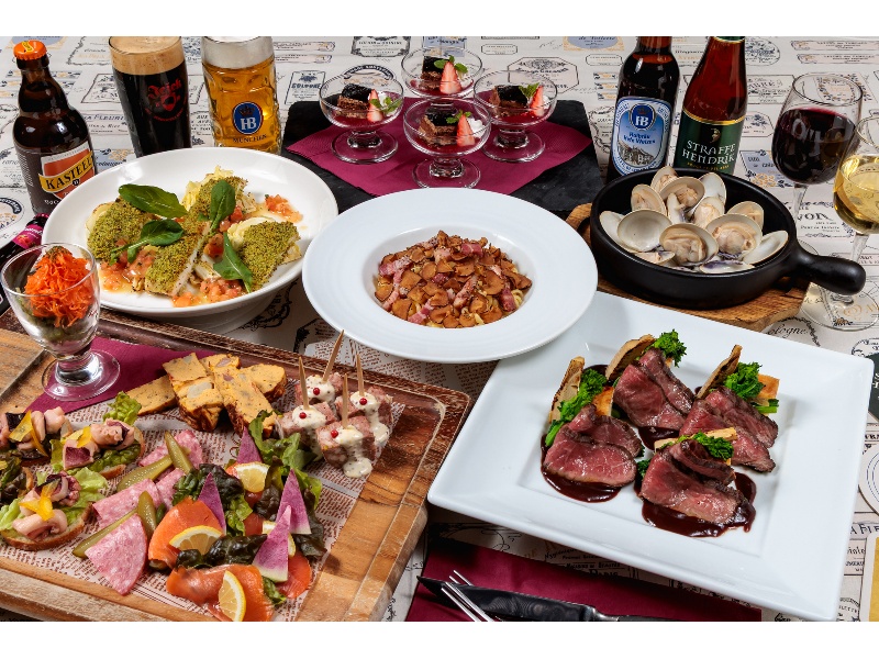 特別な会食向き【ラグジュアリーコース】トリュフや知多牛など贅沢な食材を使用した全12皿！プレミアム樽生ビール10種含む他ドリンク30種飲み放題付きプラン