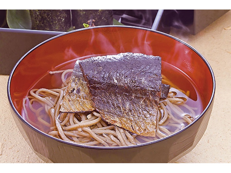 オプション料理　
鰊蕎麦　※20名様～
お一人様  ￥1.518(税金・ｻｰﾋﾞｽ料込み)