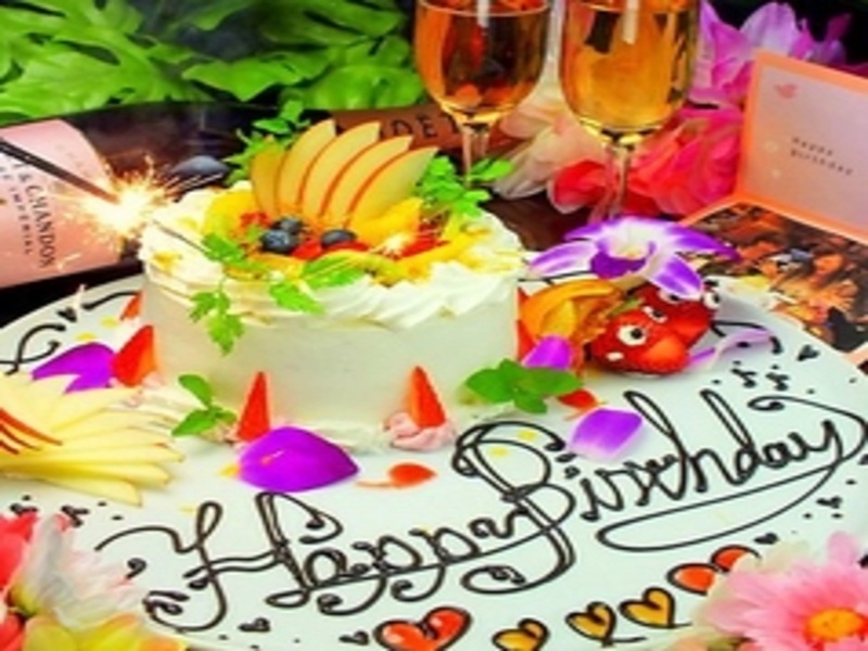 【バースデーコース】8品＋2H飲放/4,000円★誕生日・記念日に！