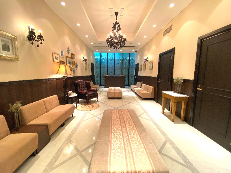 ロビーでウェルカムパーティーも可能！