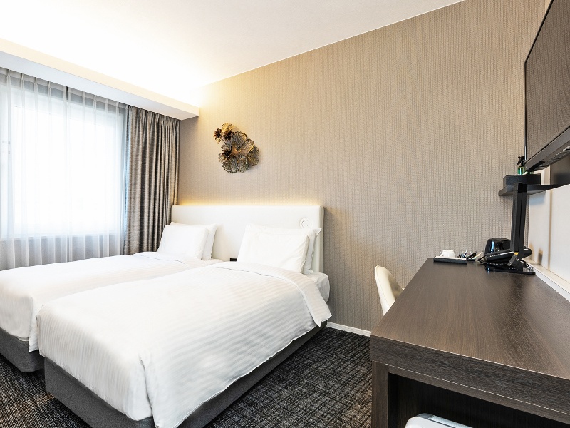 【スタンダードツイン】17㎡／90cm幅ベッド