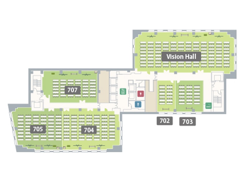 VisionHall_440㎡_天井高2.5ｍ_セミナーやイベント会場に最適！