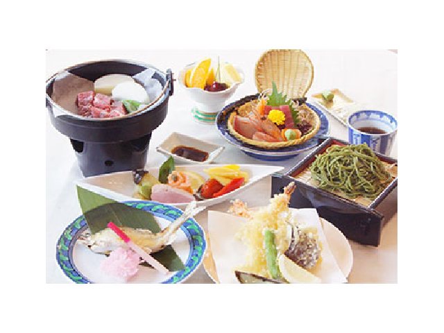 お料理一例、和会席4,800円税別