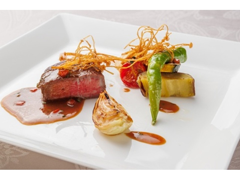 【ハーフコースフレンチ】Steak Course Plan（フリードリンク付）