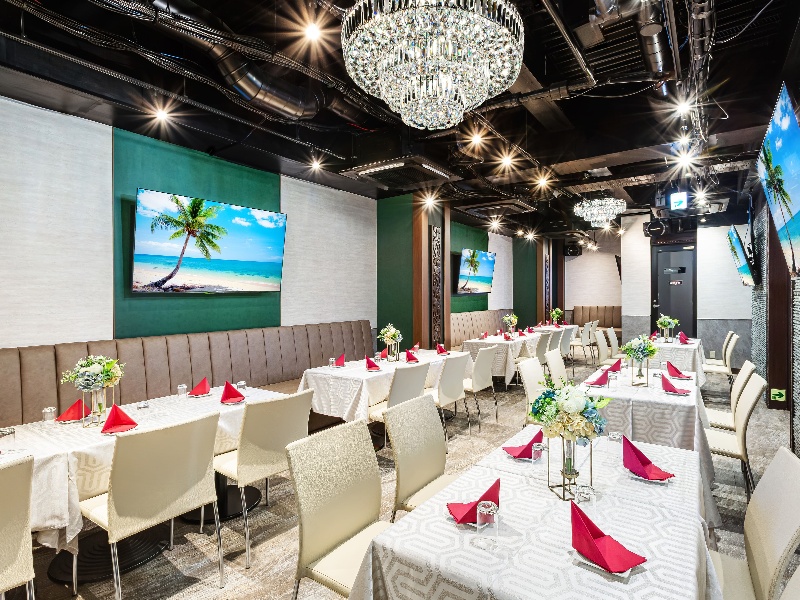 ▼会場紹介▼
グレースバリ新宿靖国通りバハマール
着席：最大40名
立食：最大50名