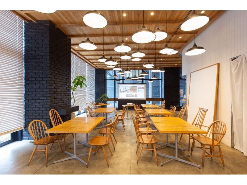 5名×4島のワークショップレイアウト