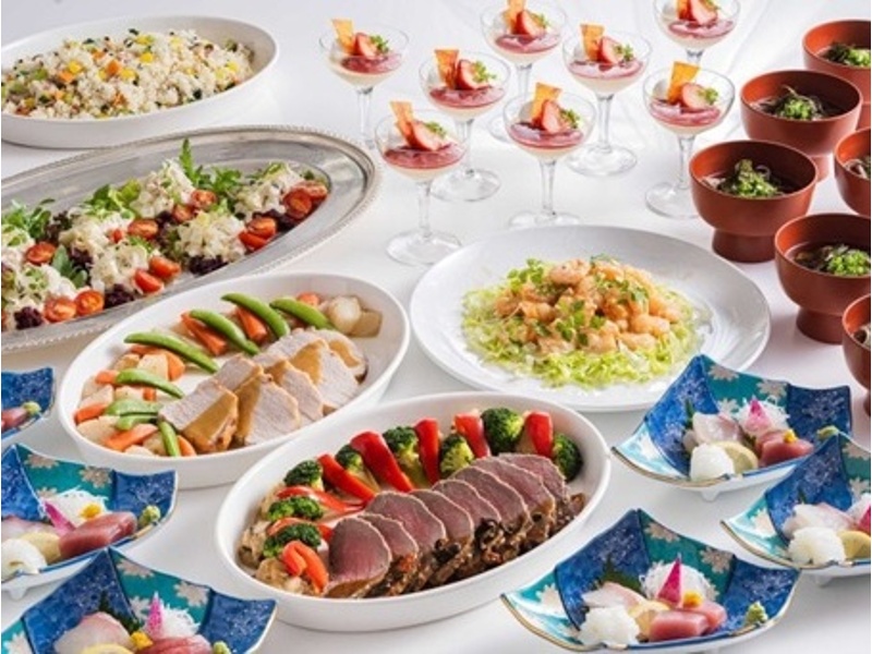 忘新年会プラン【フードコース　5,500円】（和洋中 折衷料理 or 中国料理 or 洋食料理）