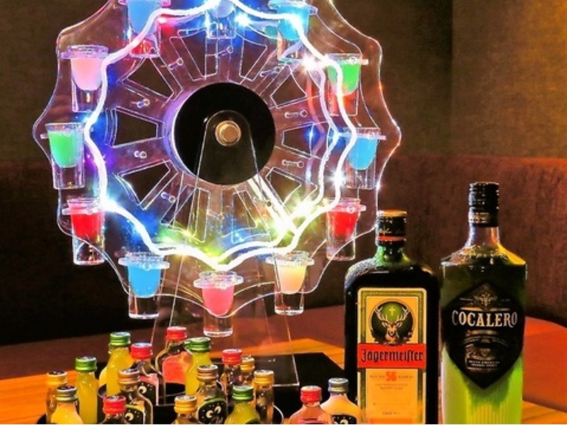 【七色に光る回転式のショット観覧車】選べるショット♪