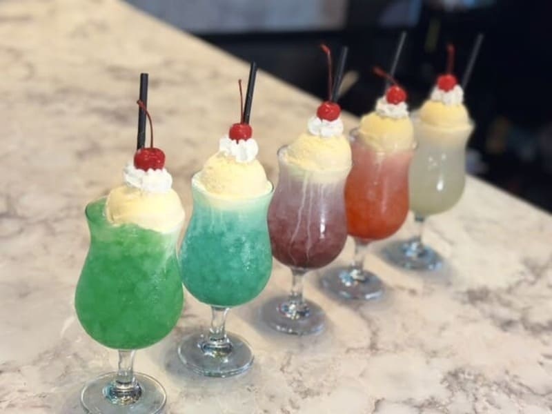 昔懐かしい「ソーダフロート」