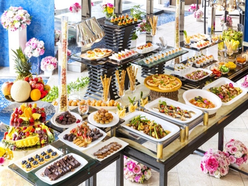 【ブッフェ例】
新しい門出を祝う歓迎会、感謝の気持ちを込めた送別会におすすめのブッフェコース