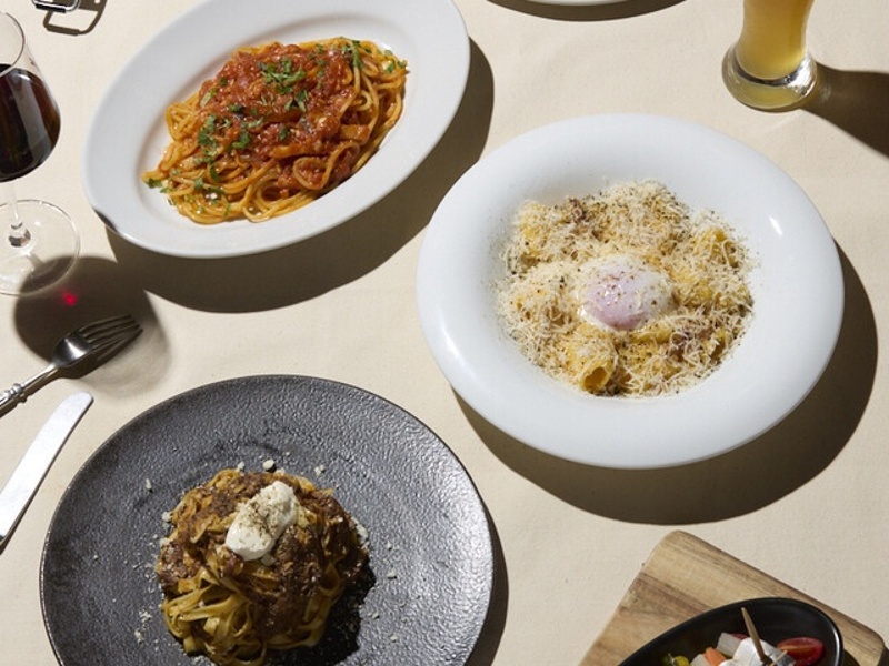 パスタも充実のレパートリー