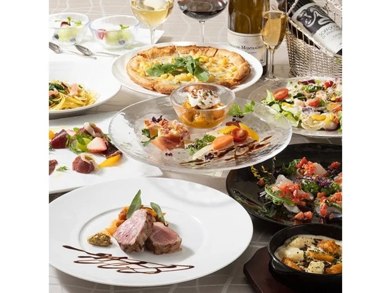 【ビュッフェプラン：4,800円】お料理6品＋飲み放題付き