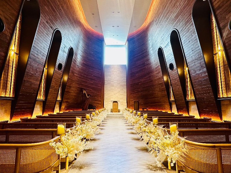 チャペルで表彰式なども可能