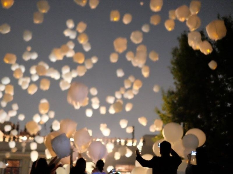 大阪都心でのスカイランタンフェスティバルも実現可能です。