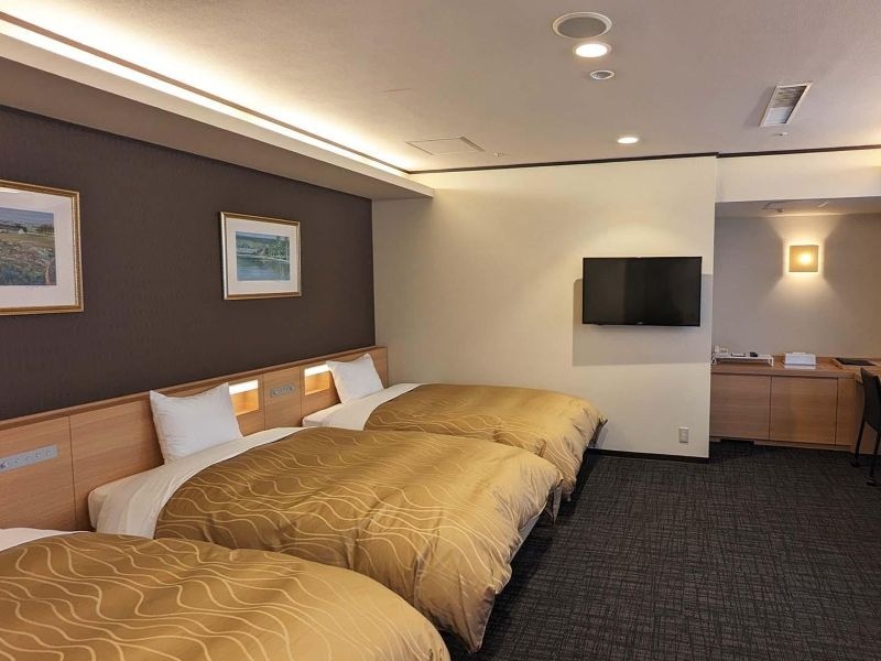 トリプルルーム
ツインユース、シングルユースでの利用も可能です