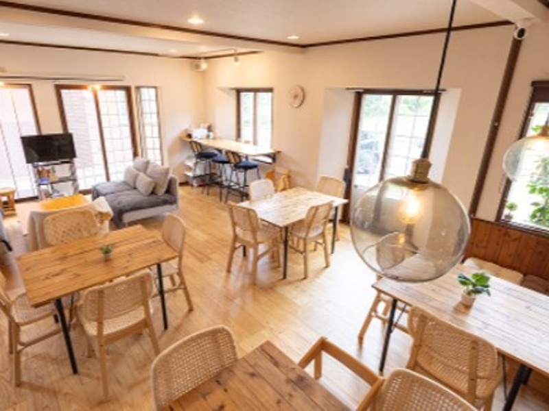 最大20名様での貸し切り空間。大自然の中での宴会は思い出に残ること間違いなし。