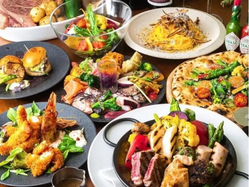 【ビュッフェ】豪華全10品＋飲み放題付き