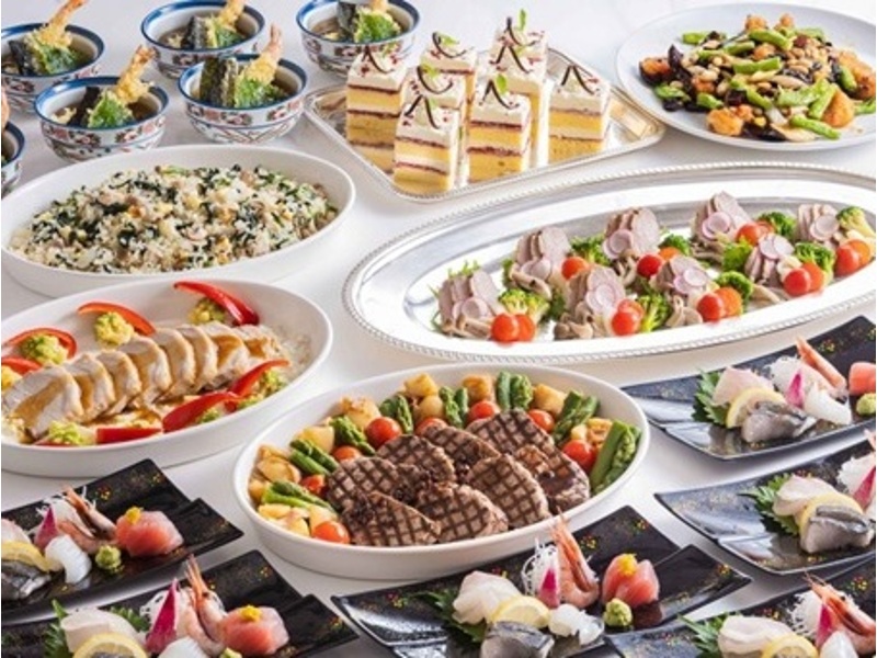 忘新年会プラン【フードコース　8,500円】（和洋中 折衷料理 or 中国料理 or 洋食料理 or 和食料理））