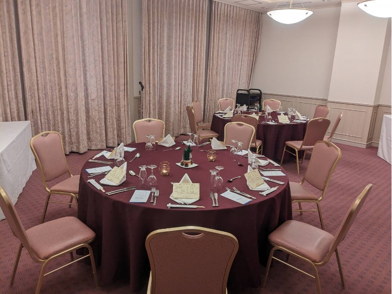 2F宴会場カトレア　円卓コース料理　一例
