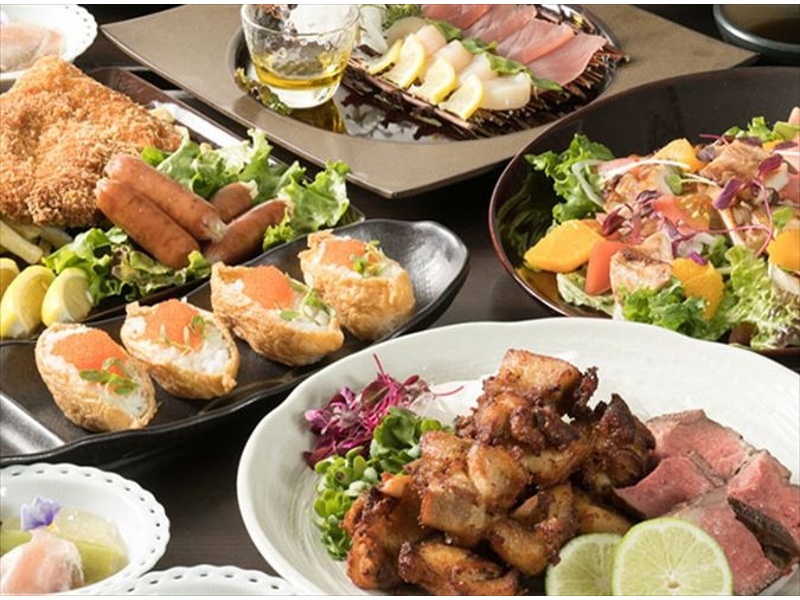 【ビュッフェプラン：5,500円】飲み放題付き