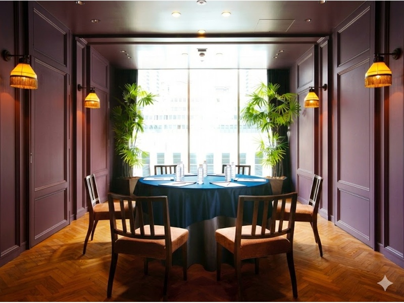 2〜5名様程でご利用いただける会場をご用意。ちょっとした打ち合わせ等、2時間からご利用いただけます。社外で行う特別な会議などにもおすすめです。