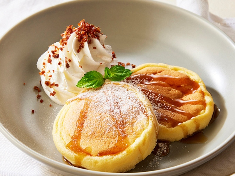 メープルスフレパンケーキ