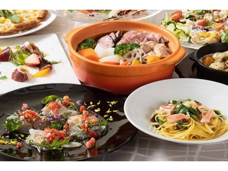 【ビュッフェプラン：5,500円】お料理9品＋飲み放題付き