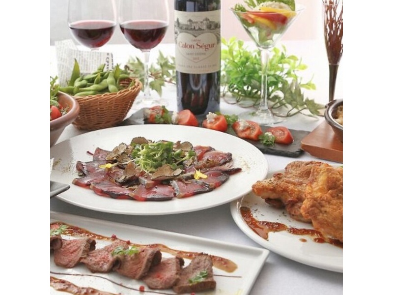 【豪華プレミアムプラン】料理9品+フリードリンク