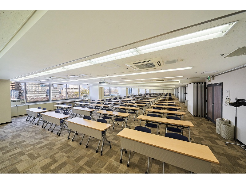 ■＜201～205会議室＞ 530㎡の大会場・レイアウト設営サービス付☆ 主催者様のご負担を減らします！