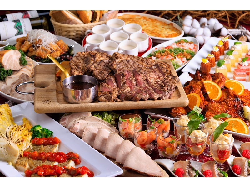 ★宴会場★【2025年-26年　冬季プラン開催】ビュッフェ形式は20名様からご希望に合わせて最適な会場をご用意。御宴会に関する会場費は2時間迄無料！マイク2本+演台+ステージも無料でご用意させていただきます
