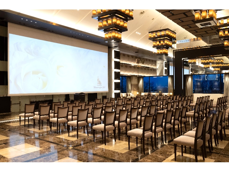 ゲストハウス　ブリューヌ
■シアター最大着席人数　160名
■付帯設備 レセプションスペース／スクリーン／喫煙ルーム