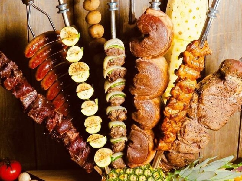 【シュラスコ食べ放題＆飲み放題付き】20種のシュラスコ食べ放題＋80種以上のアルコール飲み放題2時間