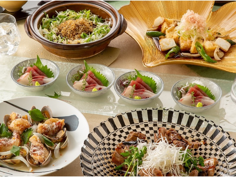 【あおいコース】全7品 2時間飲放付 5830円⇒5300円（税込）