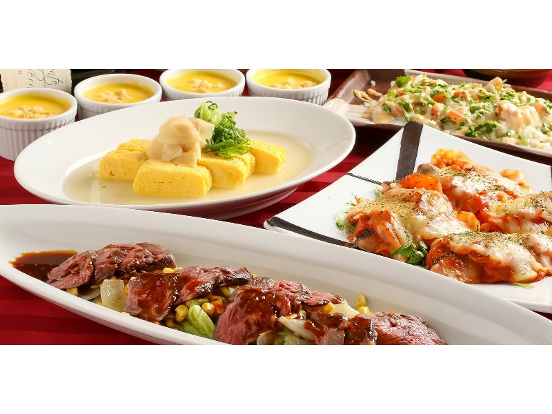 【お料理おもてなしビュッフェプラン：6,600円】飲み放題付き