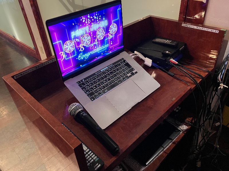 映像音響操作スペース