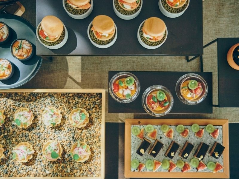 ※写真はイメージです。20年以上結婚式で本格フレンチを提供してきたシェフが腕を振う見た目も華やかな料理をご堪能ください。すべて手作りで提供しています。