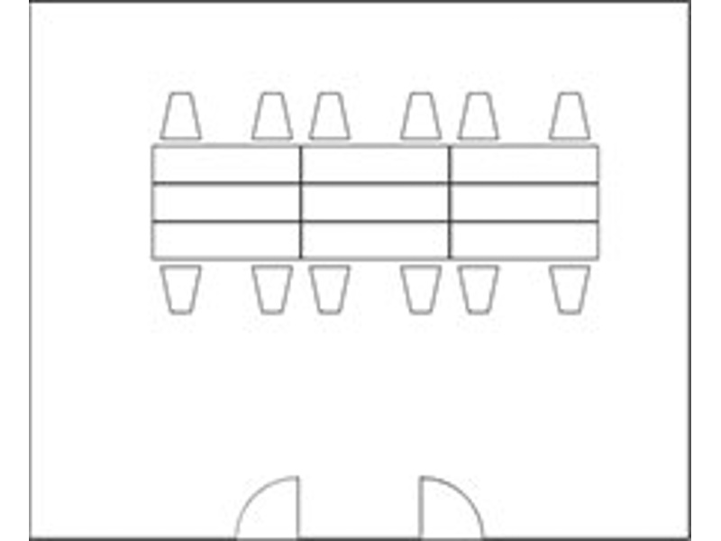 対面会食スタイル
12名様の場合