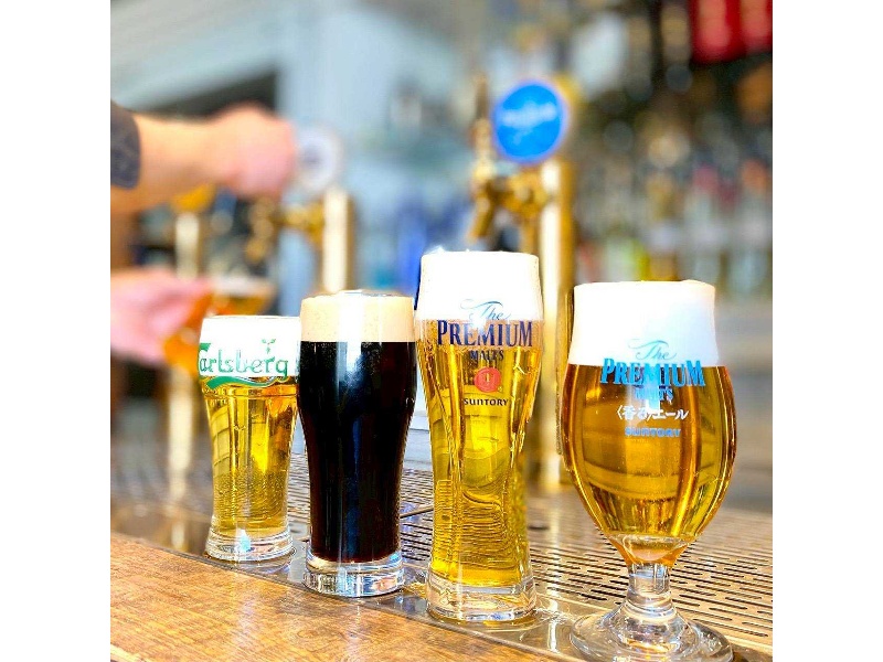 ドリンクはセルフサービスで飲み放題!