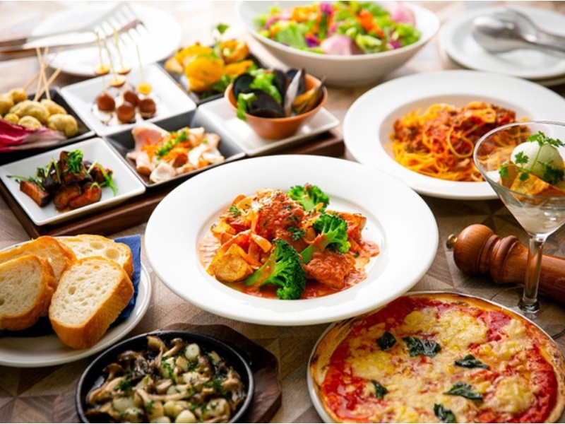 【セミスイートプラン】生ハムたっぷりのコース