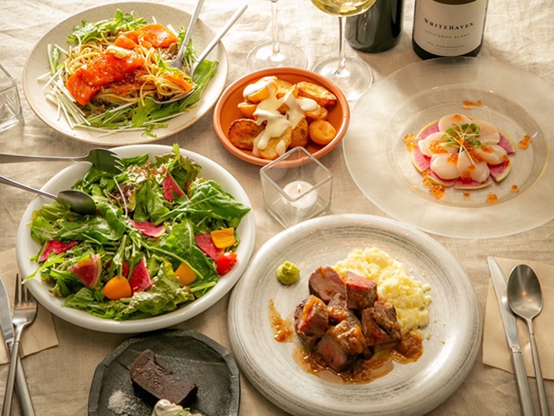 【お得なライトプラン！】料理4品+フリードリンクお一人4,000円