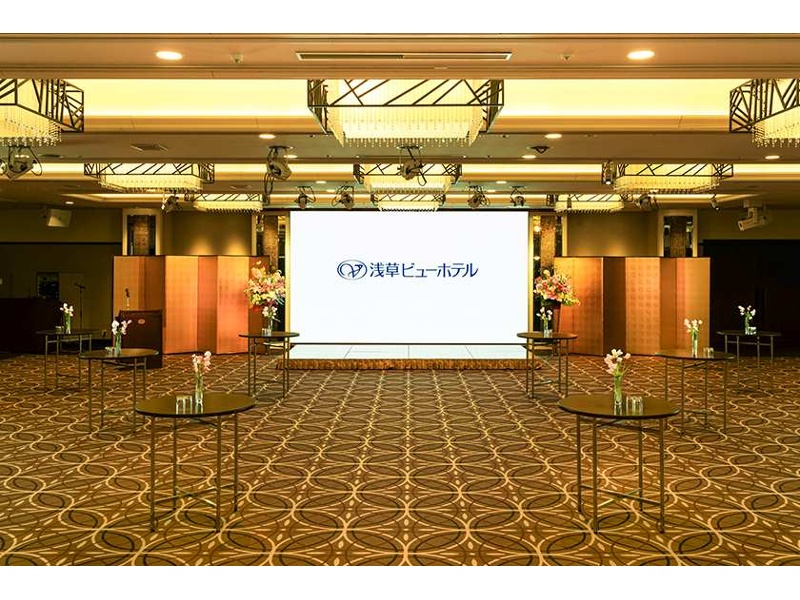 3階中宴会場「祥雲」。
各種ご宴会の用途に合わせて、最適なセッティングを承ります。