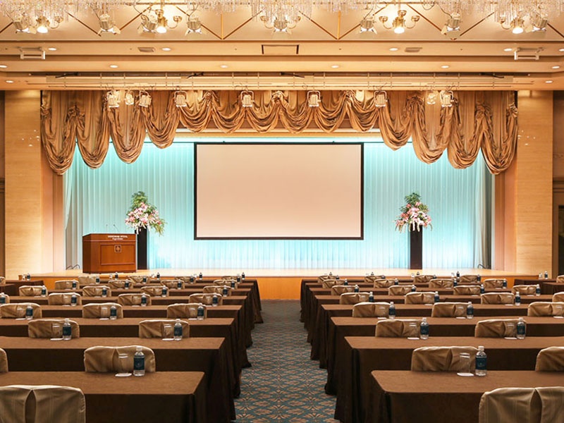 コンベンションホール エメラルド ホール Shiroyama Hotel Kagoshimaの宴会場 会議室