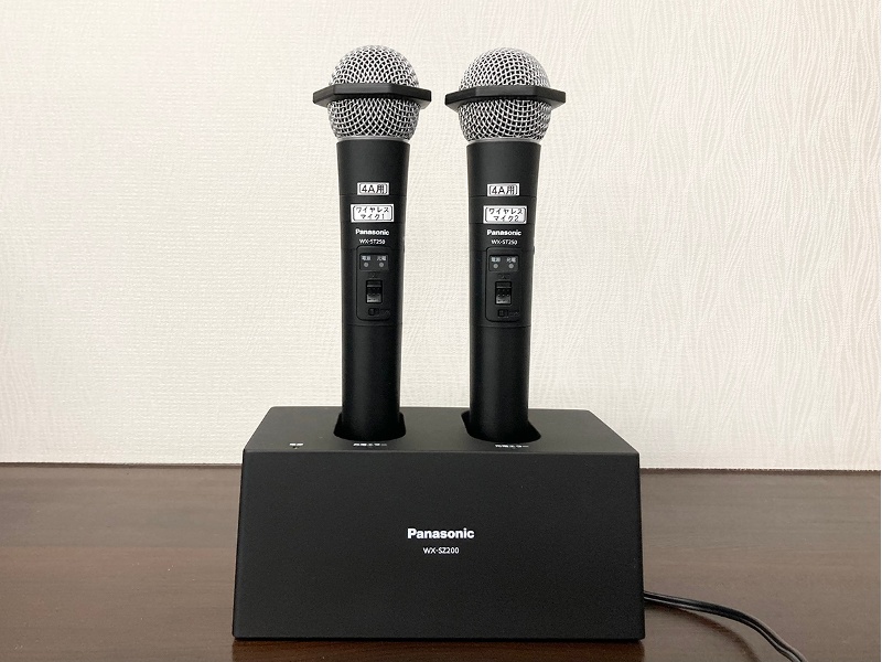 【Room4A】ワイヤレスマイク×2本、コード付マイク1本あり
