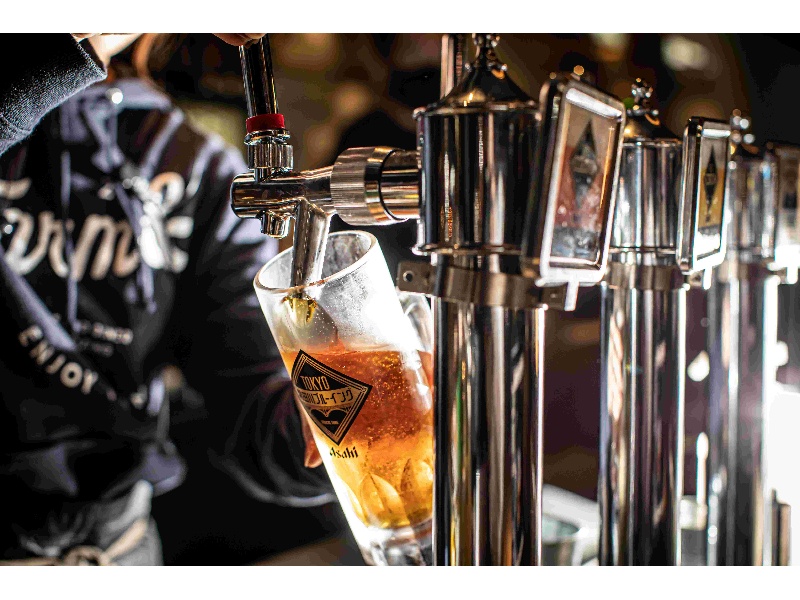 美味しい食事に、美味しいビール
もちろん生ビールジョッキでご提供！