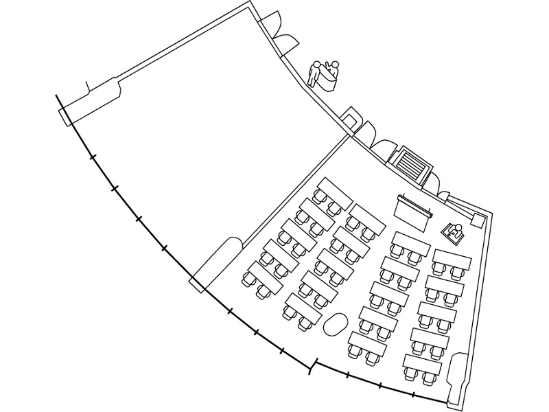 スクール形式40名様レイアウト図