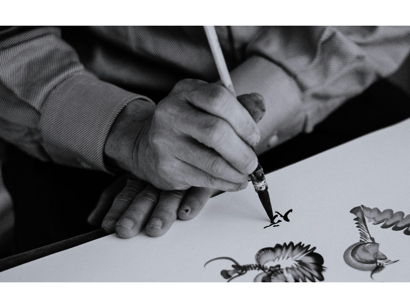 日本文化体験-水墨画体験-