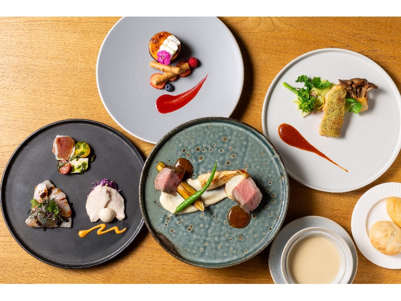 コース料理　例　デラックスプラン